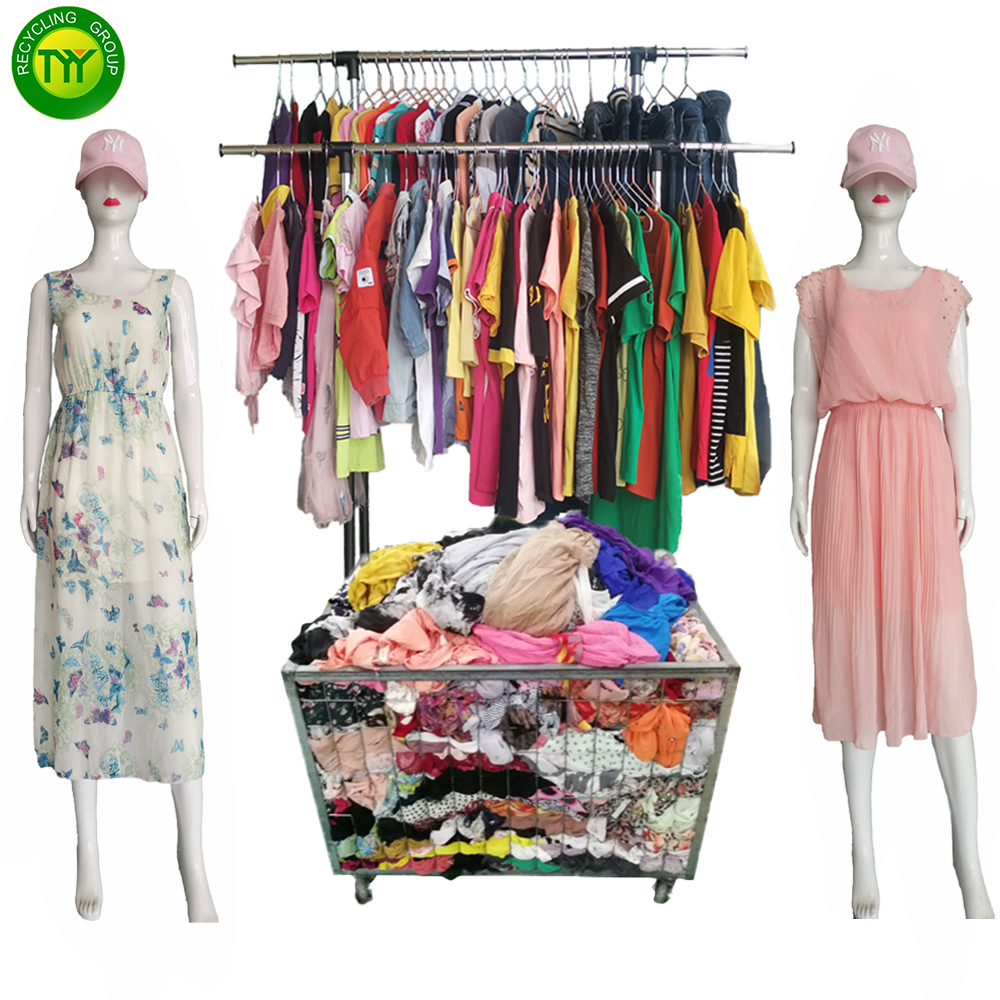 wholesale ladies silk dress second hand clothes bales branded used clothes bales american clothing Used Clothes