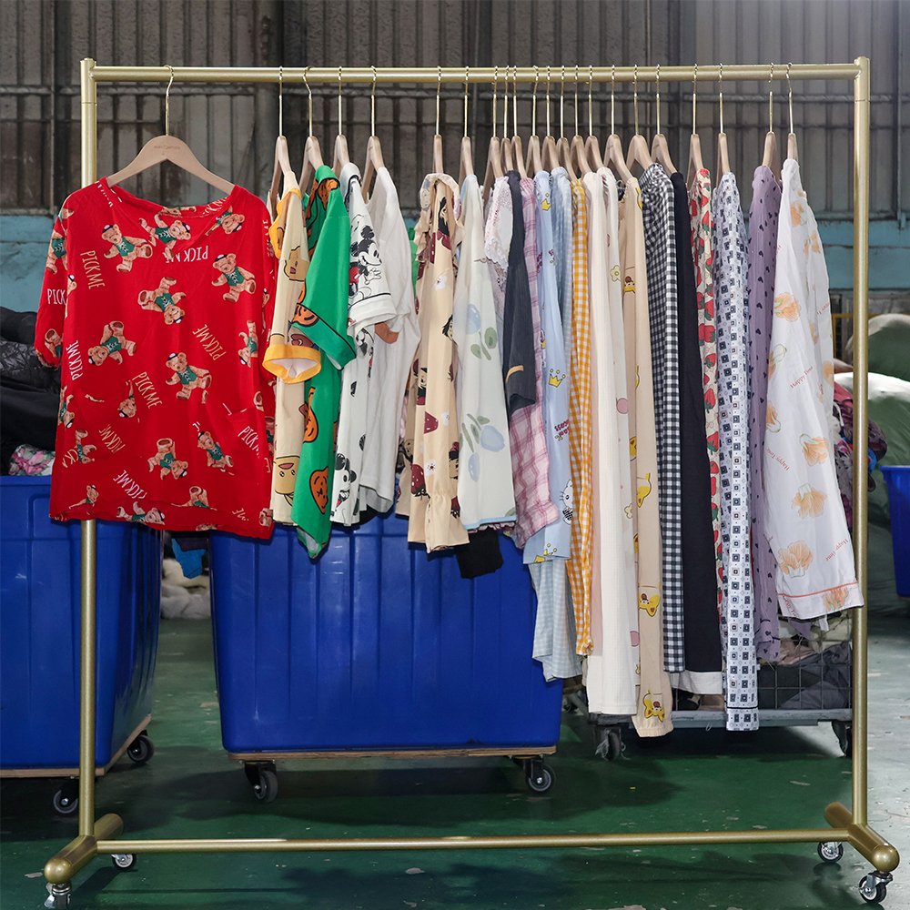cotton night wear used clothes source manufacturer wholesale