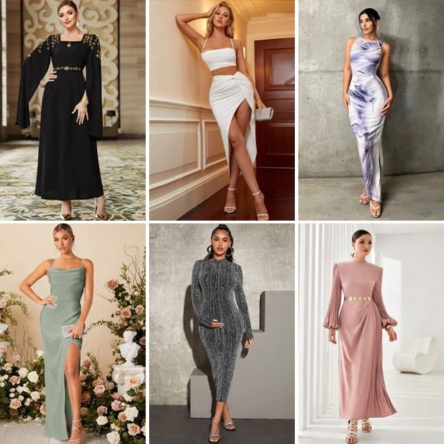 Wholesale high-quality second-hand dresses, cheap second-hand dress inventory used