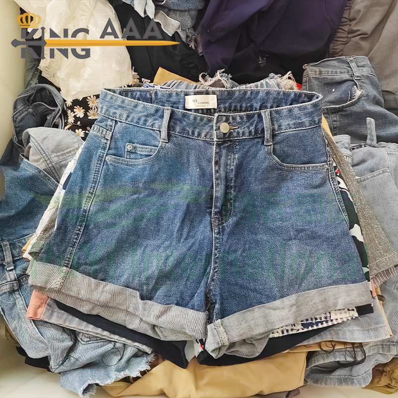 used denim shorts designer second hand clothes womens beach pants woman short used shorts for women