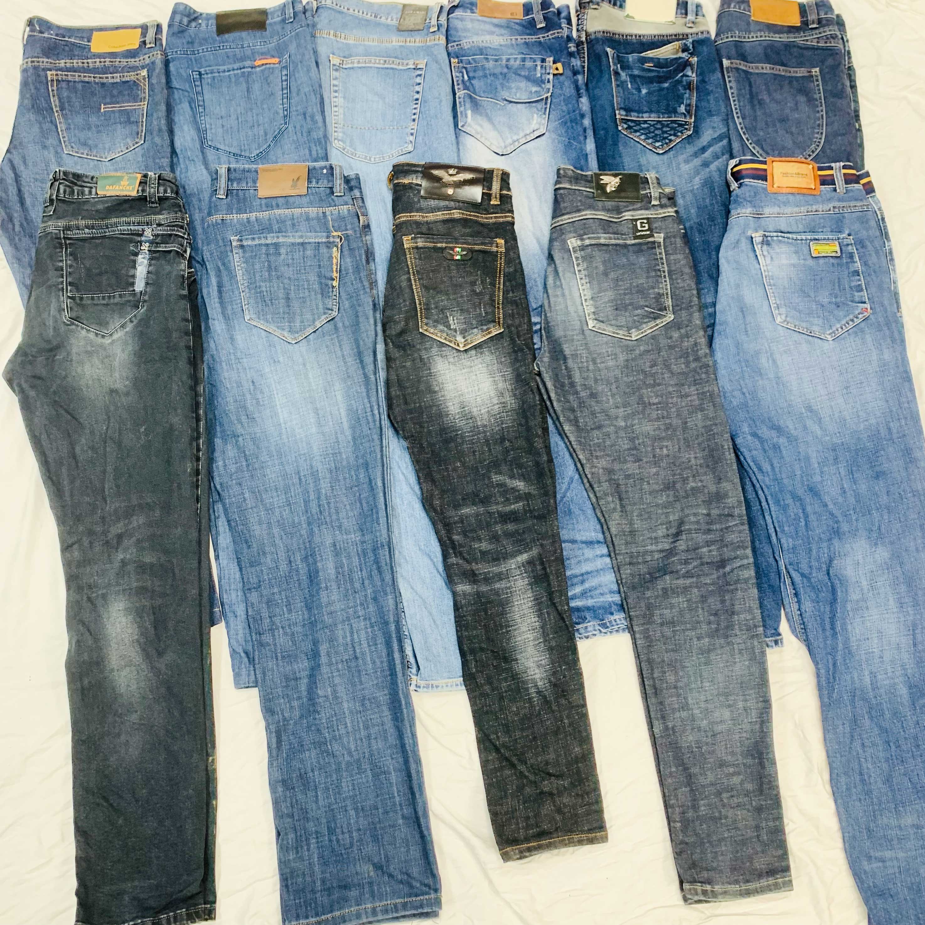 Wholesale second hand used clothes jeans trousers for men high quality and second hand used boyfriend jean