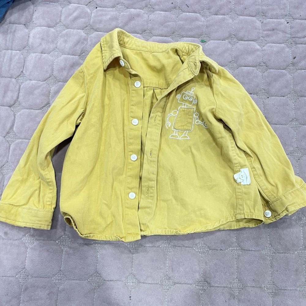 Wholesale mixed used children's shirts inventory summer children's cartoon printed casual clothing style random shipment