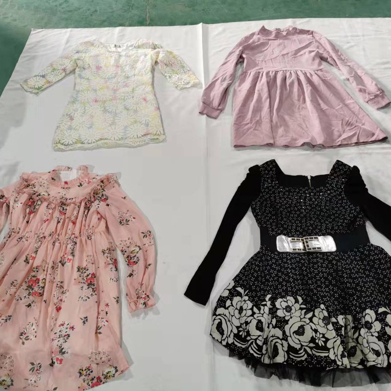 Used Clothes for Kids Children Cotton Shirts Dress and Pants Summer Baby Mixed Clothes