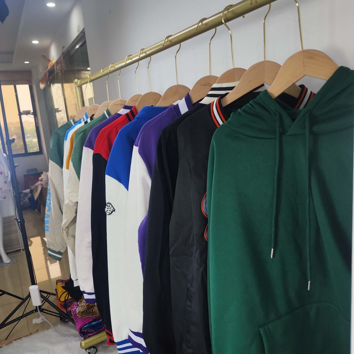Men's and Boy's Branded Sweatpants and Baseball Hoodie Jackets Stock Lot Surplus Apparels In Bulk