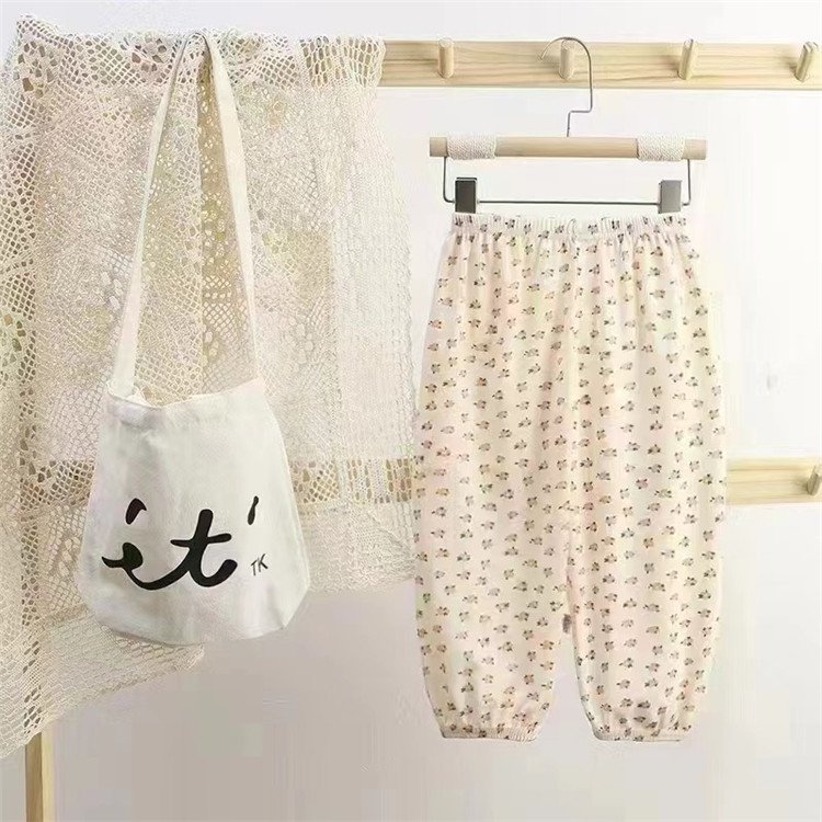 Wholesale Lightweight and Comfortable Kids Summer Clothing Girls and Boys Pants in Apparel Stock