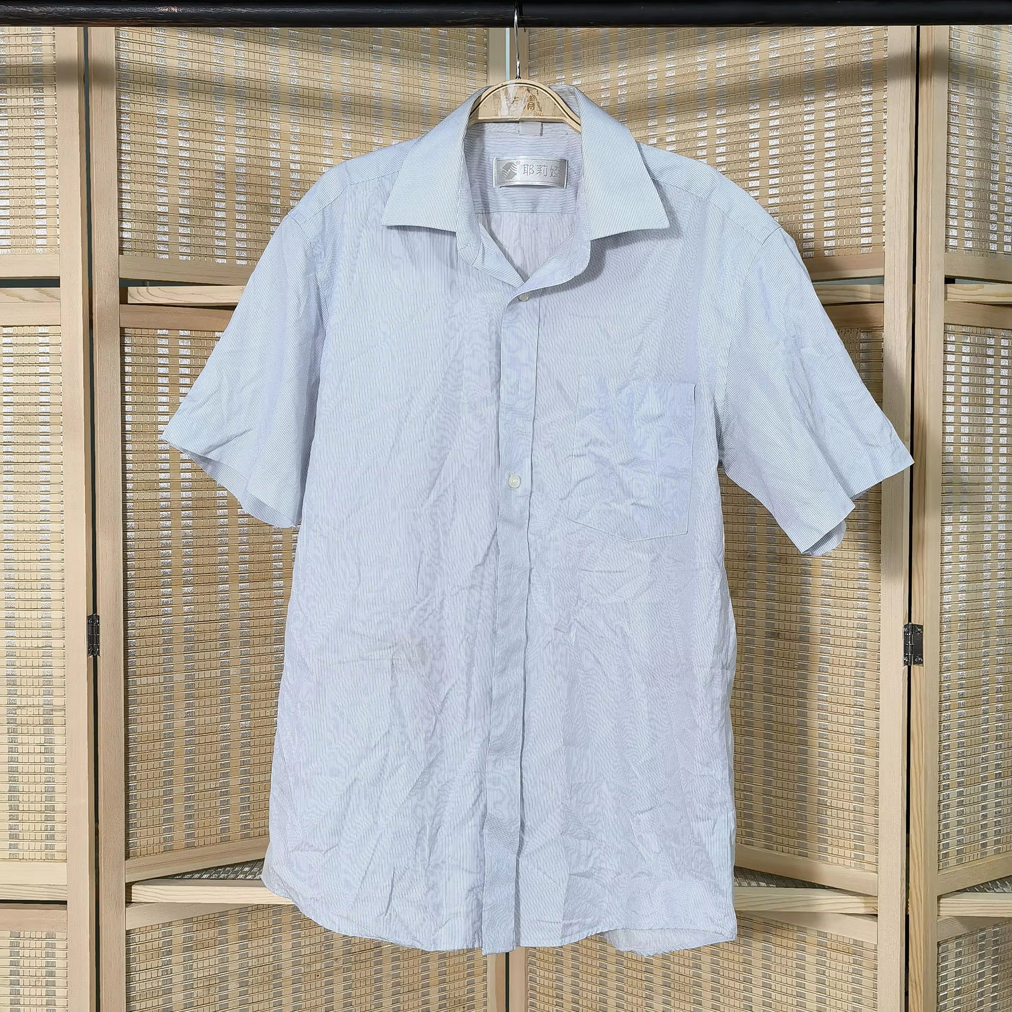 Wholesale Casual Turndown Collar Print Short Sleeve Button Used B Short Shirt Second Hand Clothes