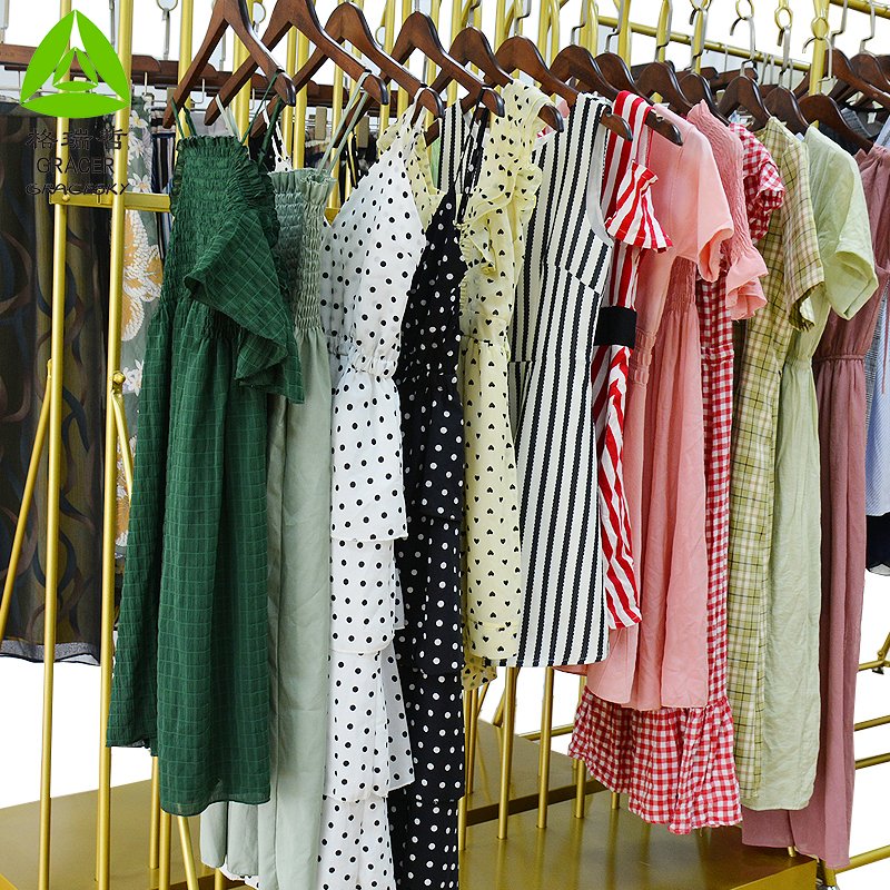 Factory Outlet 100Kg Per Bale Colourful Summer Second Hand Clothing, Fashion Used Clothes Women Second Hand Cloth
