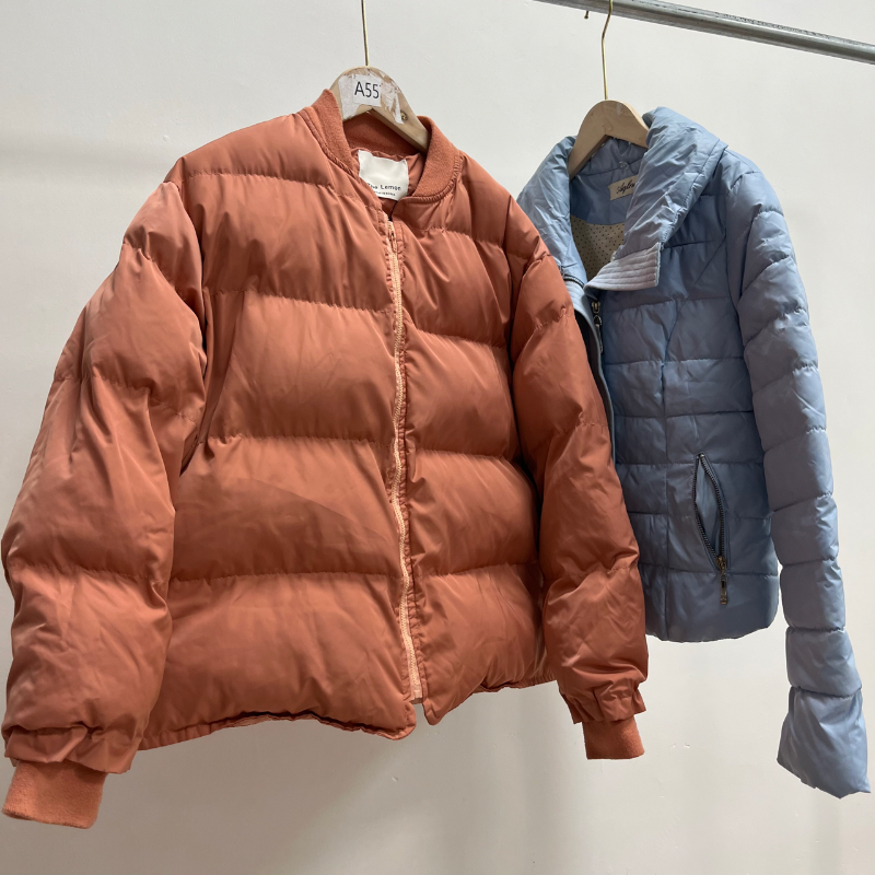 Second Hand Winter Jacket Woman Thrifted Bales Jacket Used Clothing Padded Jacket
