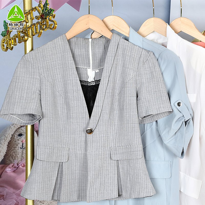 Gracer Summer ladies jacket used clothes designers in stock second hand clothes in bale Dubai