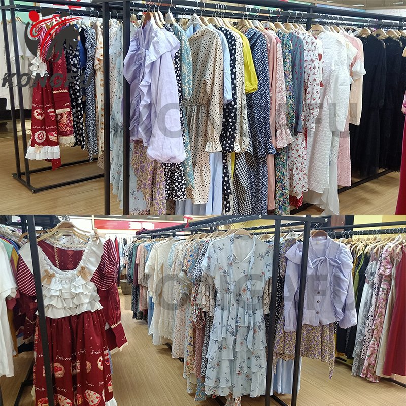 AKONGFU ladies summer dresses fashion clothing for women used clothes from uk second hand clothing