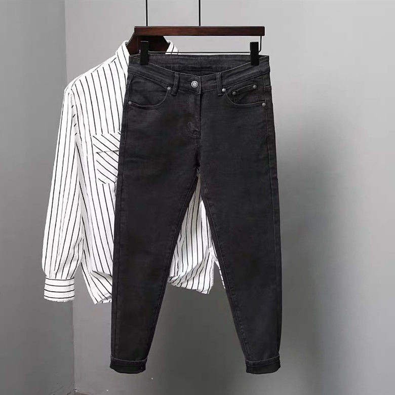 Factory Directly Wholesale Designers Pantalones Blue Jeans men and women Ripped Skinny Stretch Denim Pants Slim men and women Je