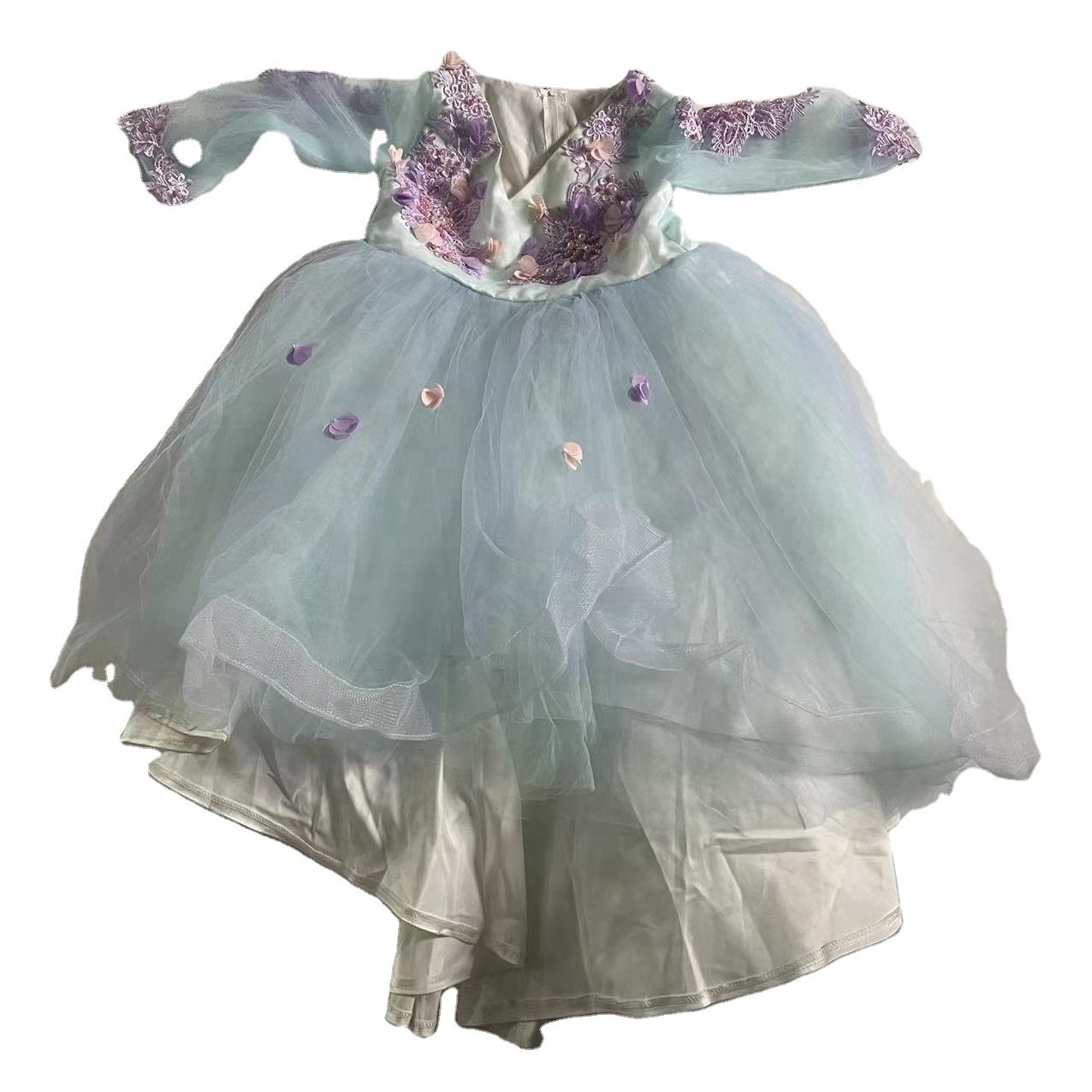 wholesale used fashion style kids clothes bales 2nd children dress thrift girls party dresses in bundle