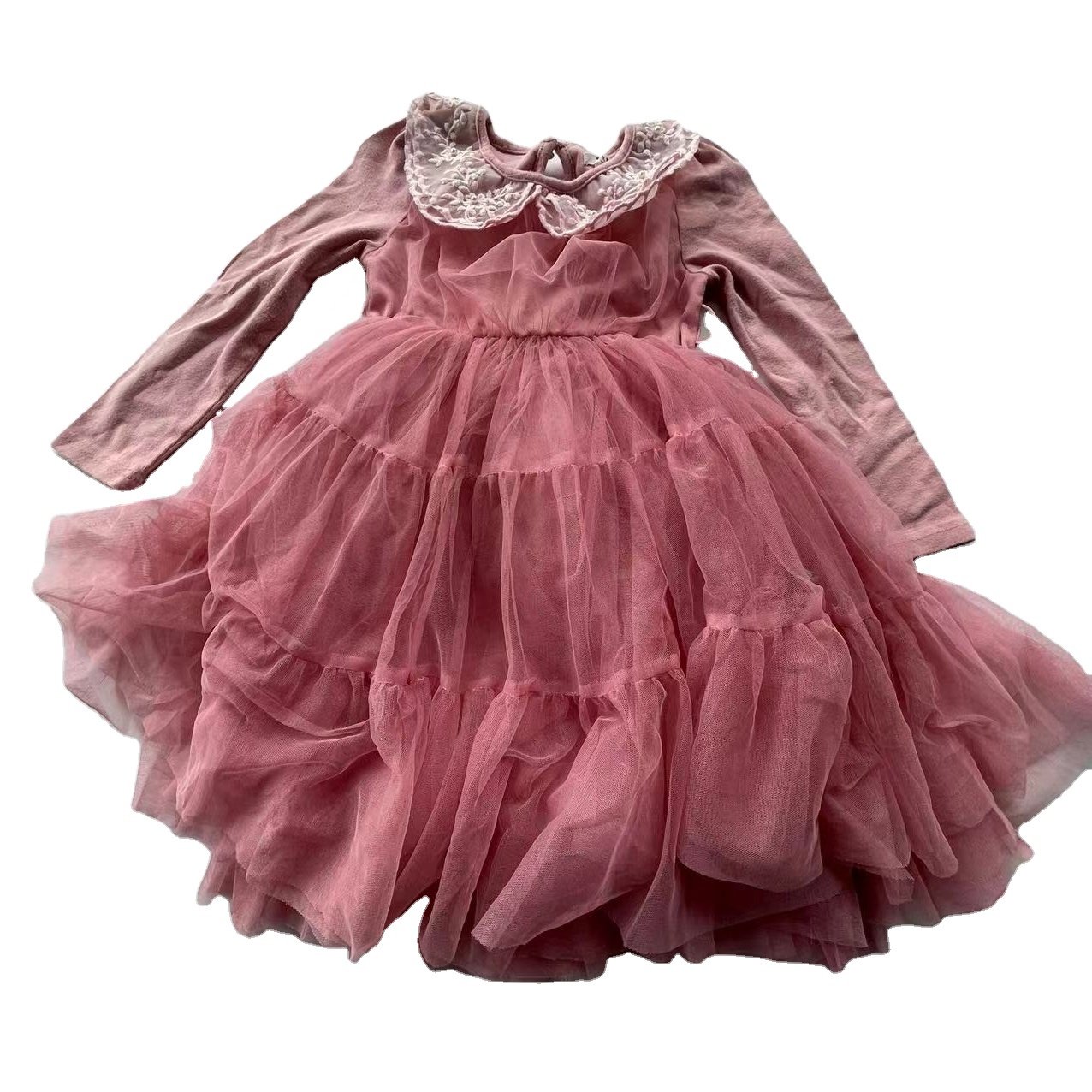 wholesale used fashion style kids clothes bales 2nd children dress thrift girls party dresses in bundle