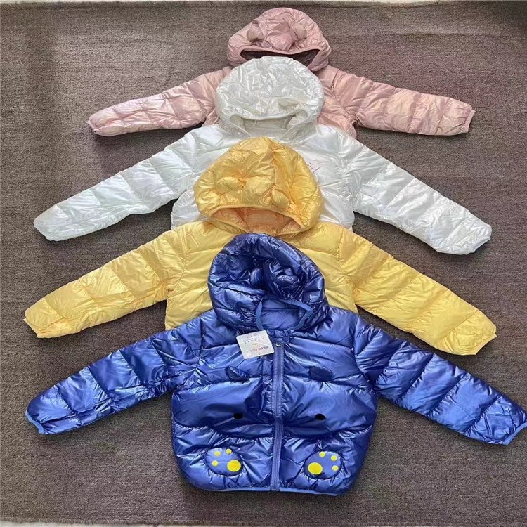 Thick Winter Cotton Jacket Kids Babies Hooded Boys girls Long Outerwear Infants Leisure Apparel Stock Children's Winter Clothes