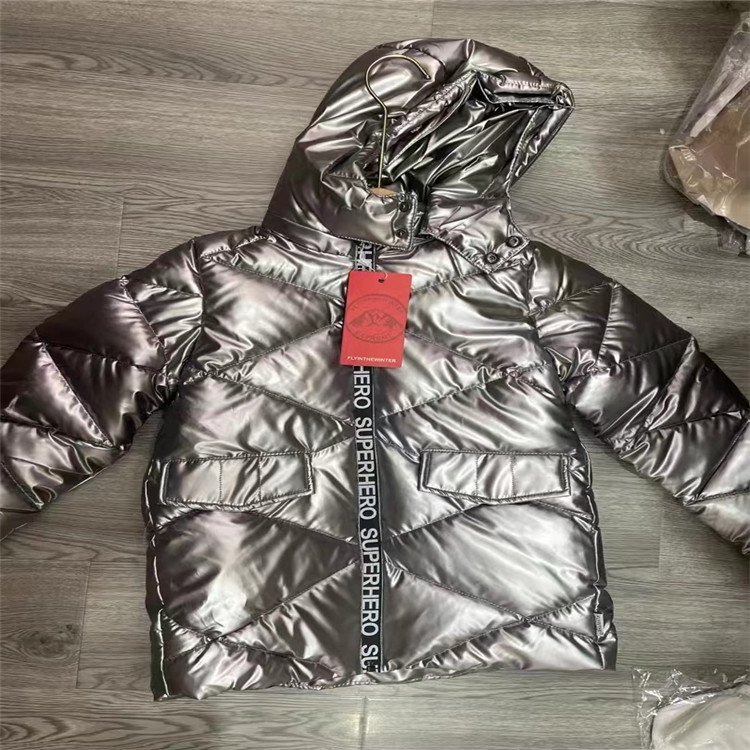 Thick Winter Cotton Jacket Kids Babies Hooded Boys girls Long Outerwear Infants Leisure Apparel Stock Children's Winter Clothes