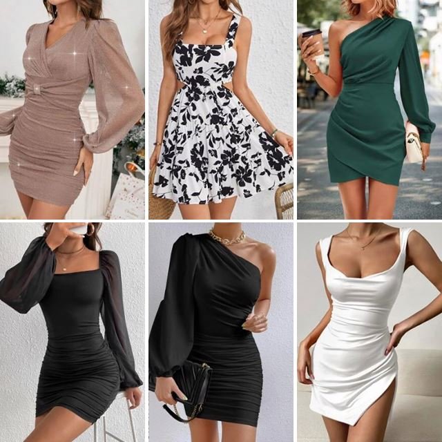 2024 Women's Short Sleeve Dress Waist Pullover Casual Summer Dress Clearance Used