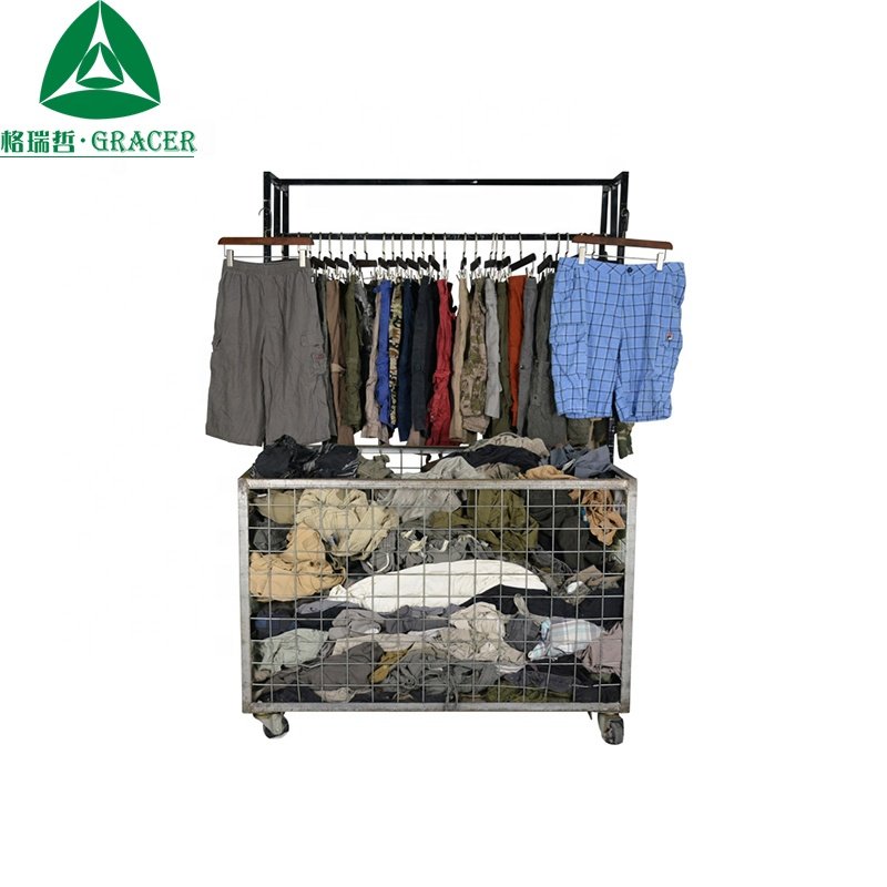 Men's tactical pants hot short streetwear cargo pants second hand clothes summer