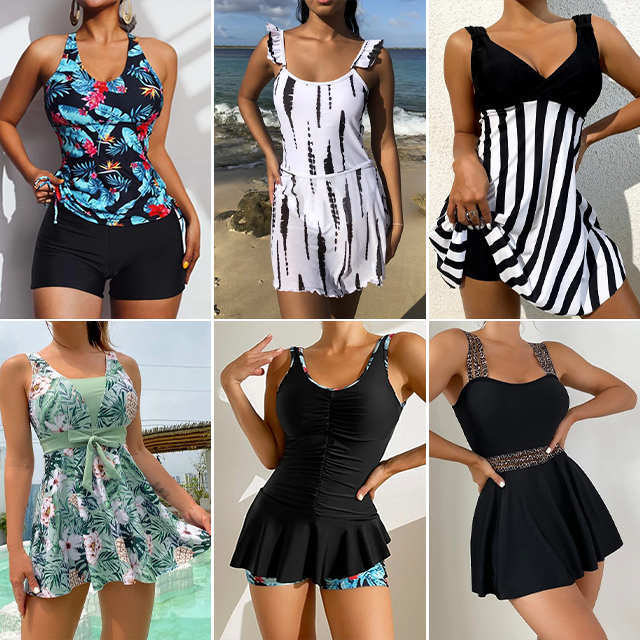 New Summer Floral Print Off-neck Tube Top Cinched Waist Dress Women's Clothing In Stock