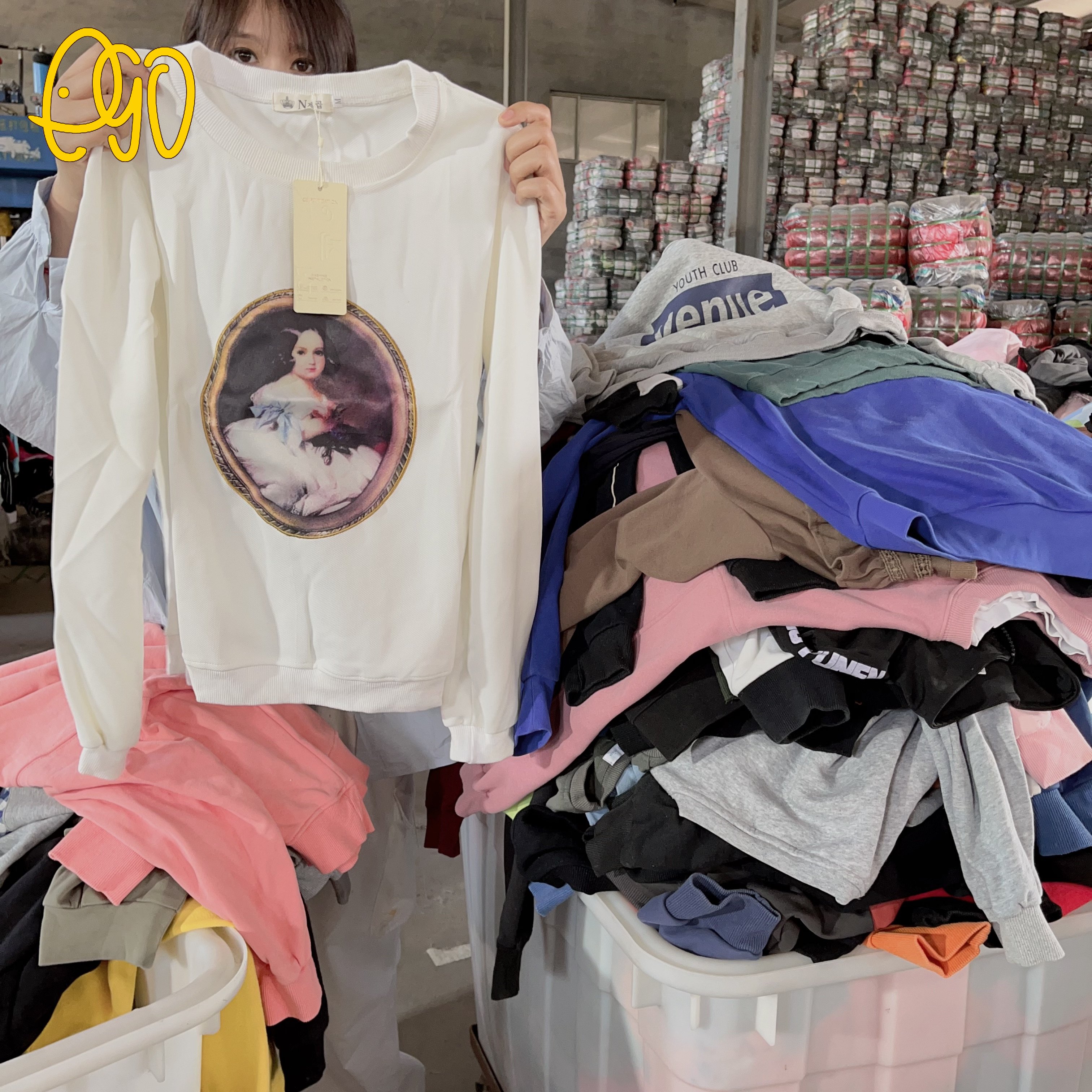 Branded Second Hand Designer Clothes Sell Used Clothes Bales Used Adult Hoody Supplier Wholesale