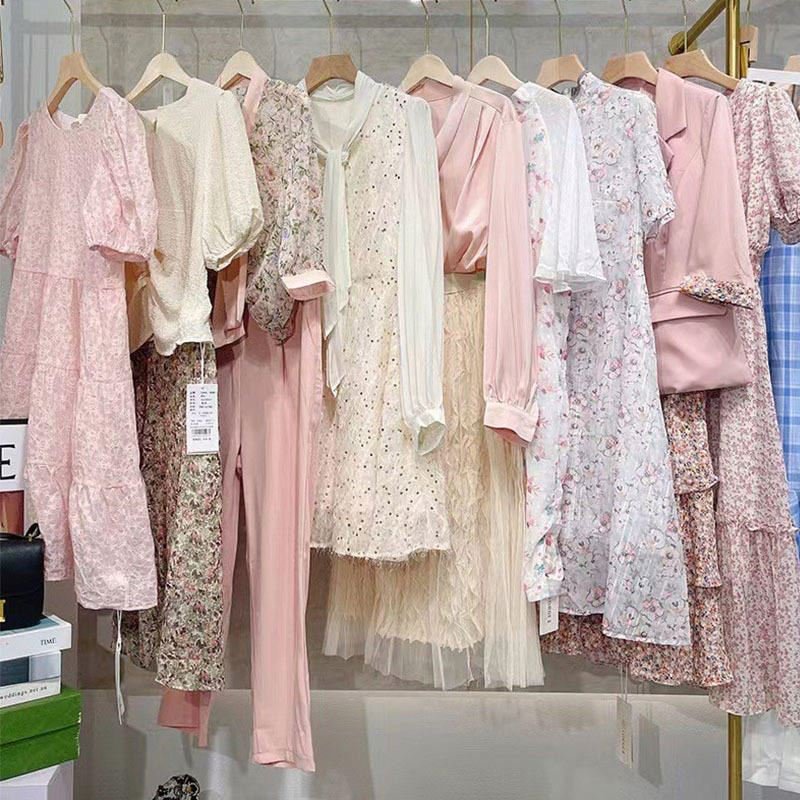 In Bulk Korean Hanging Neck Elegant Lady's Clothes Fast Delivery Hollow Out One Shoulder Dress
