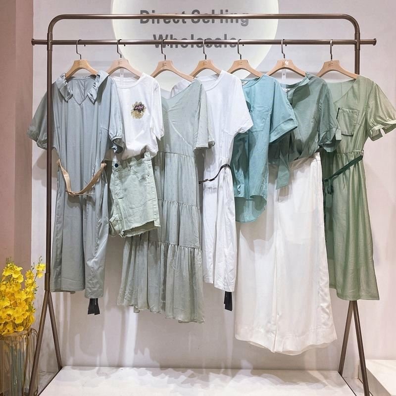 In Bulk Korean Hanging Neck Elegant Lady's Clothes Fast Delivery Hollow Out One Shoulder Dress