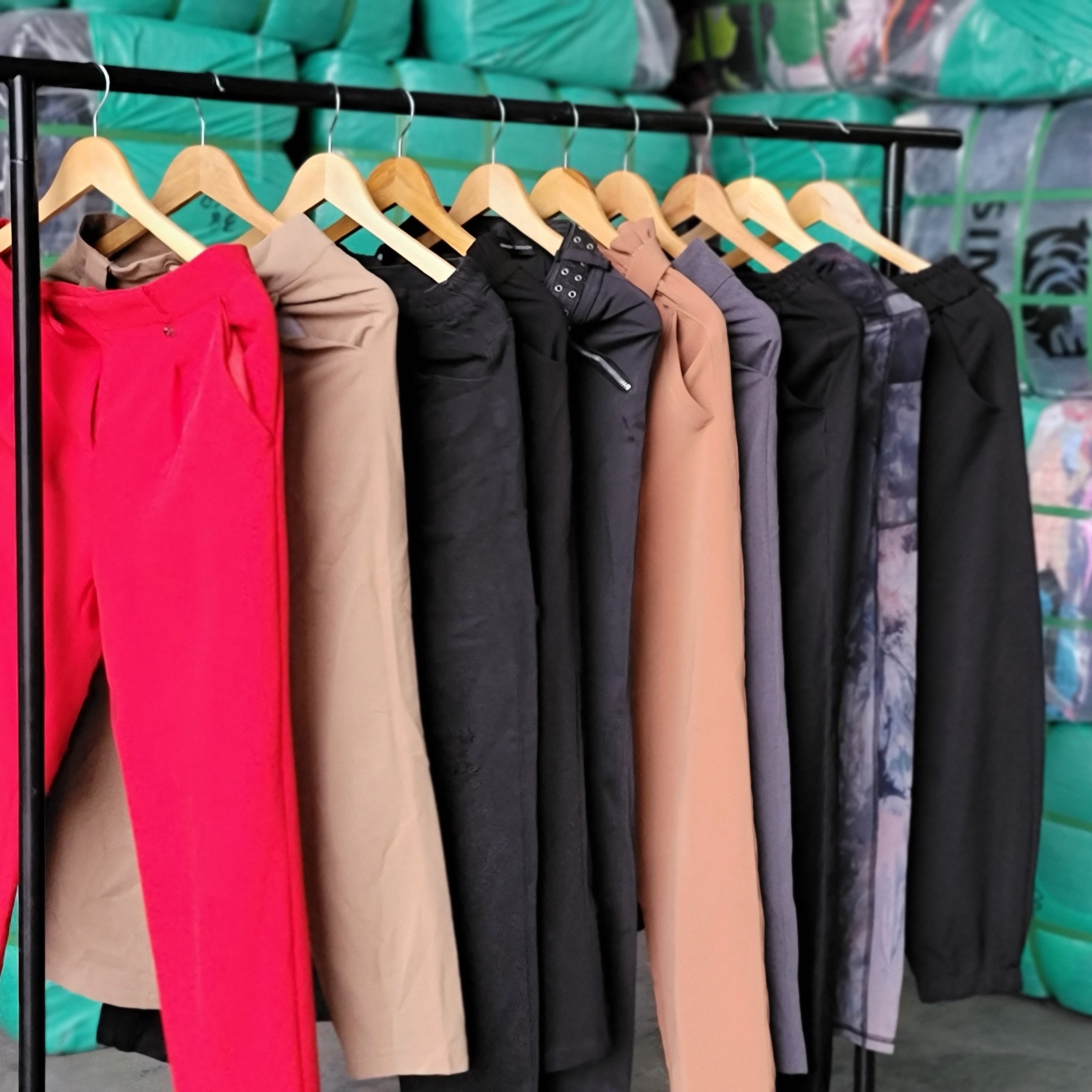 Factory Wholesales Used Casual Women Pants Second Hand Clothes Ladies Casual Pants For Selling Africa