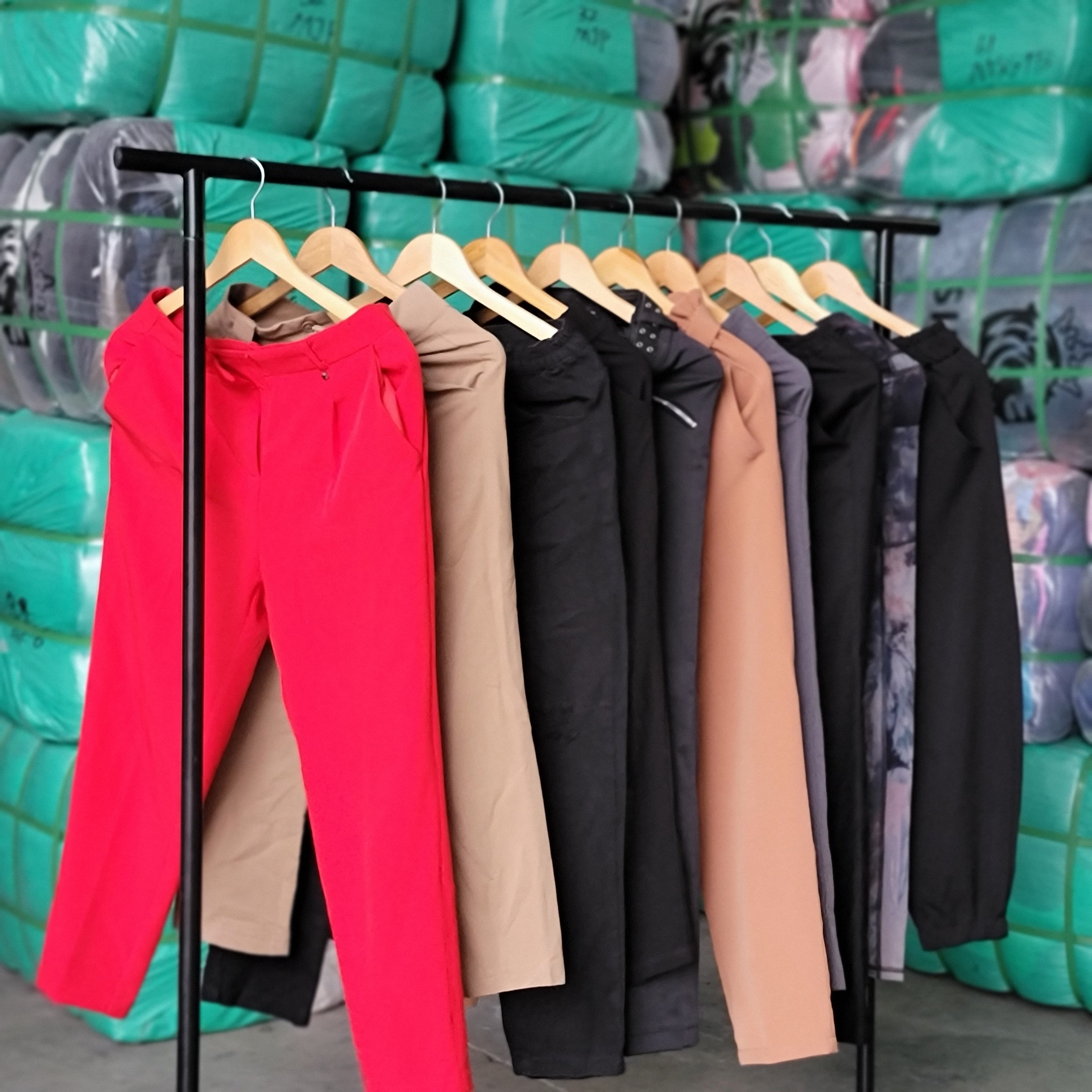 Factory Wholesales Used Casual Women Pants Second Hand Clothes Ladies Casual Pants For Selling Africa
