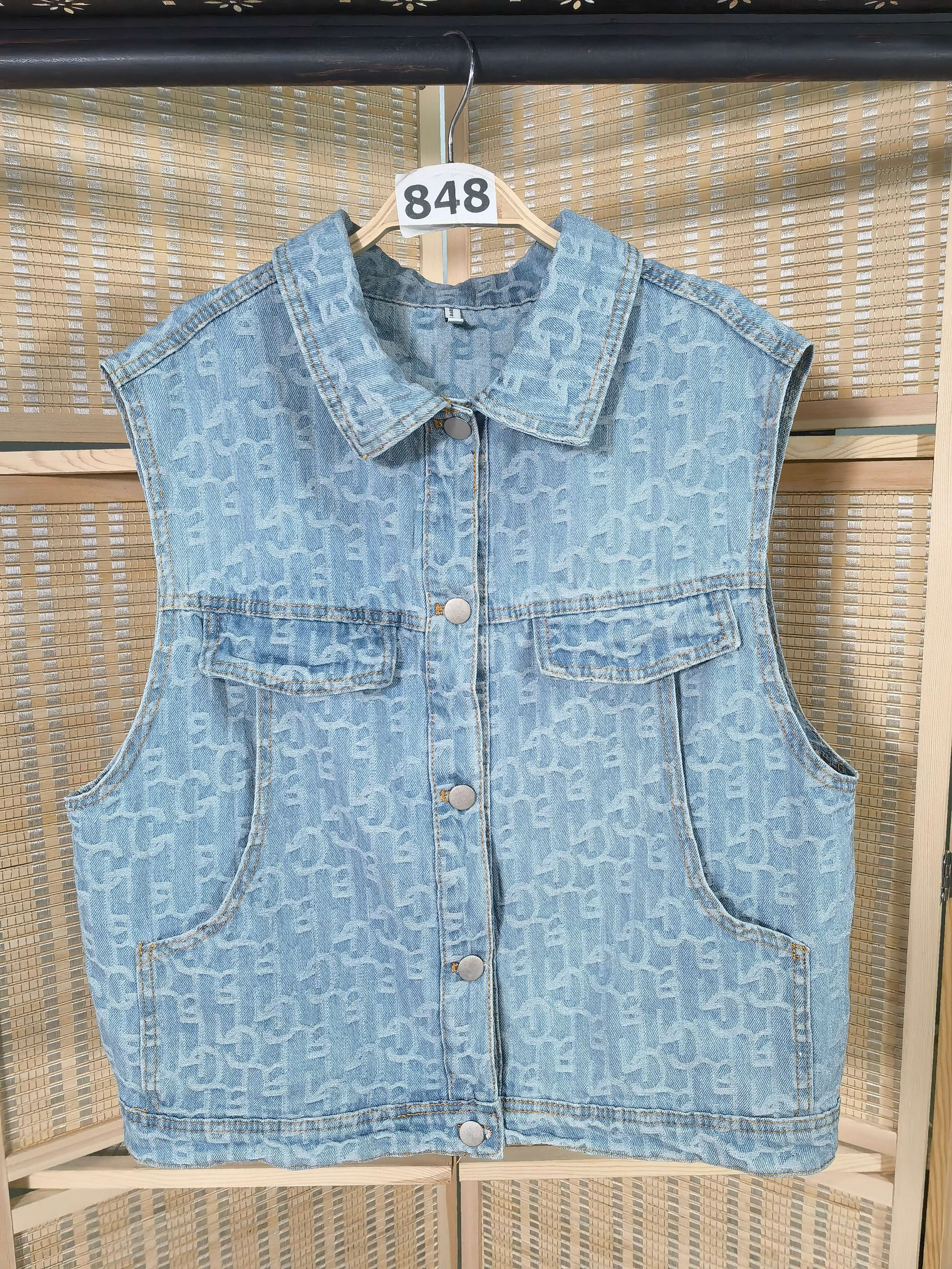 Wholesale High Quality Fashion Casual Sleeveless Second Hand Denim Vest Used Clothes