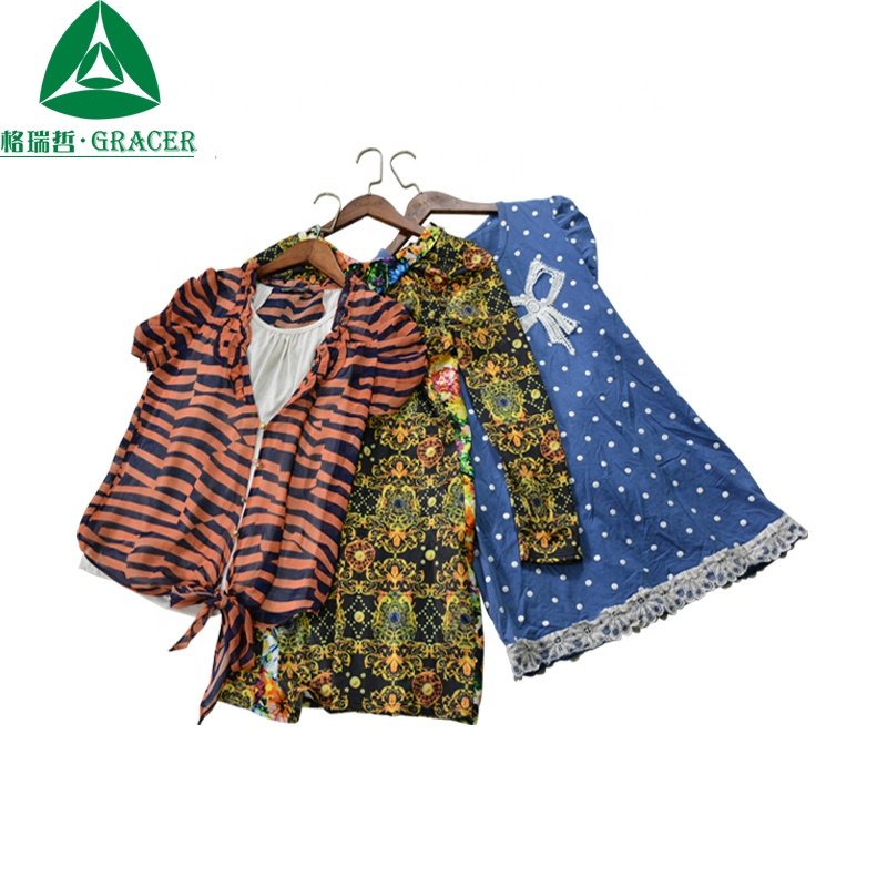 High-class 2018 Hot sale China Cheap Fashion Used Clothing Second Hand Ladies T Shirts