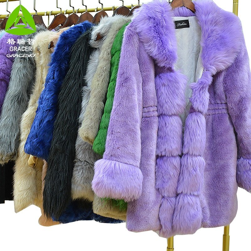 High standard used clothing company winter clothes for muslim woman girls winter wool jacket