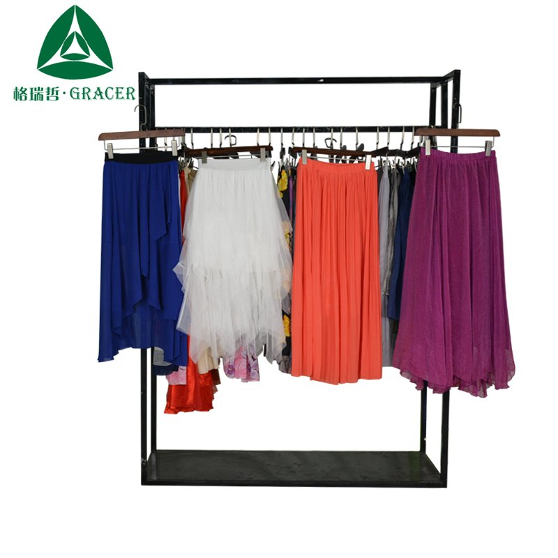 Wholesale mixed Cheap Ladies Silk Skirt Bales of Used Clothes Vintage Apparel Bale