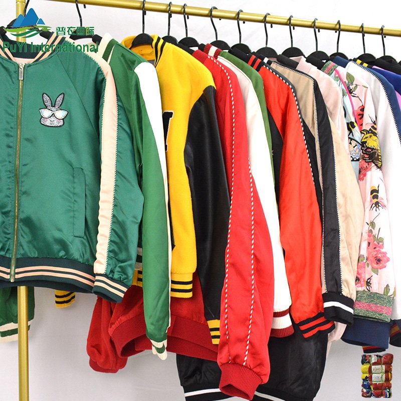baseball jackets sport wear used clothes bundle European used clothes clothing custom men letterman varsity baseball jacket