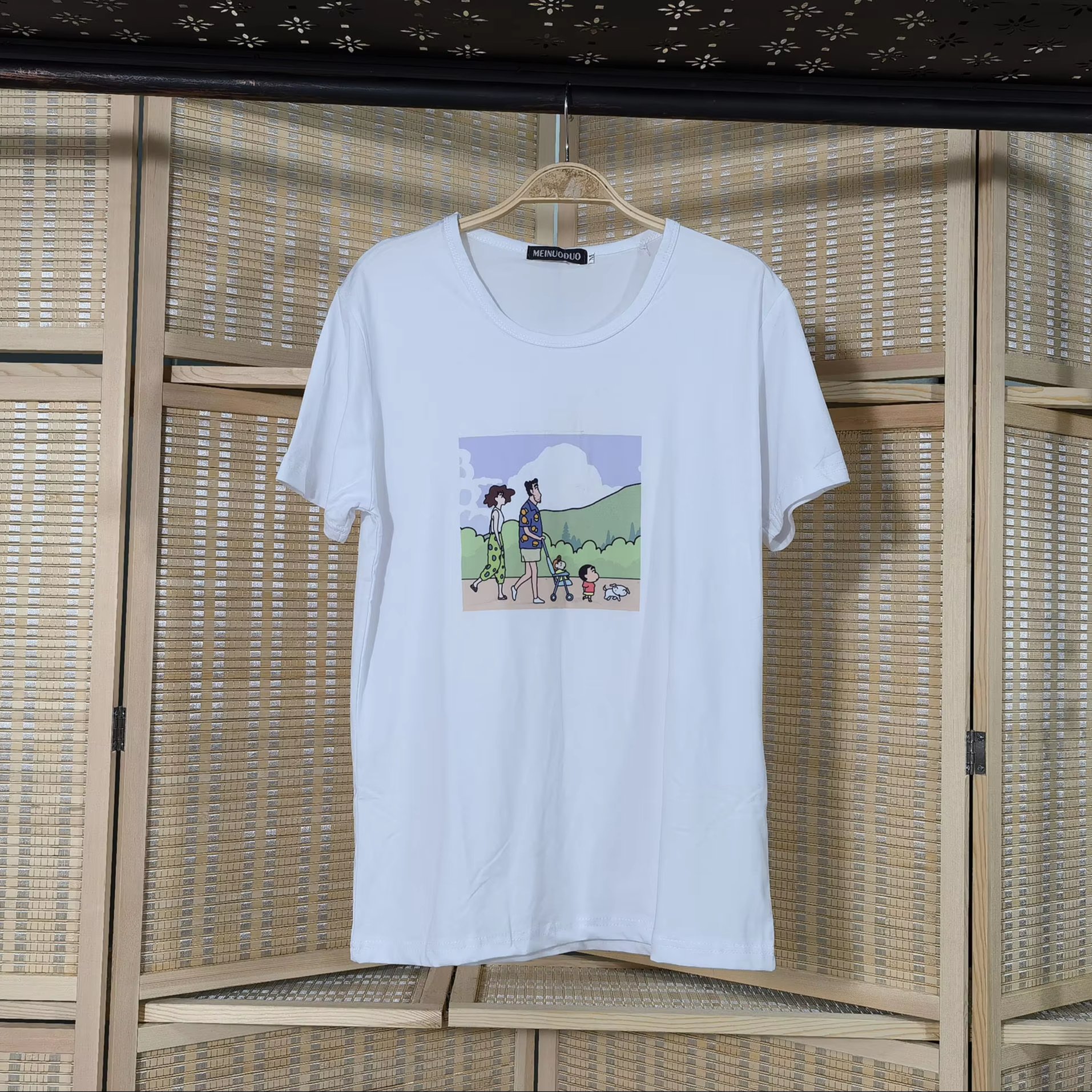 Wholesale Fashion Round Neck T-shirt Used White T Shirt Second Hand Clothes Bale