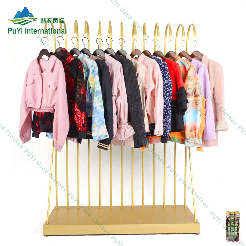 Spring autumn ladies coats fashion used clothes winter jackets branded jackets bale clothes second hand