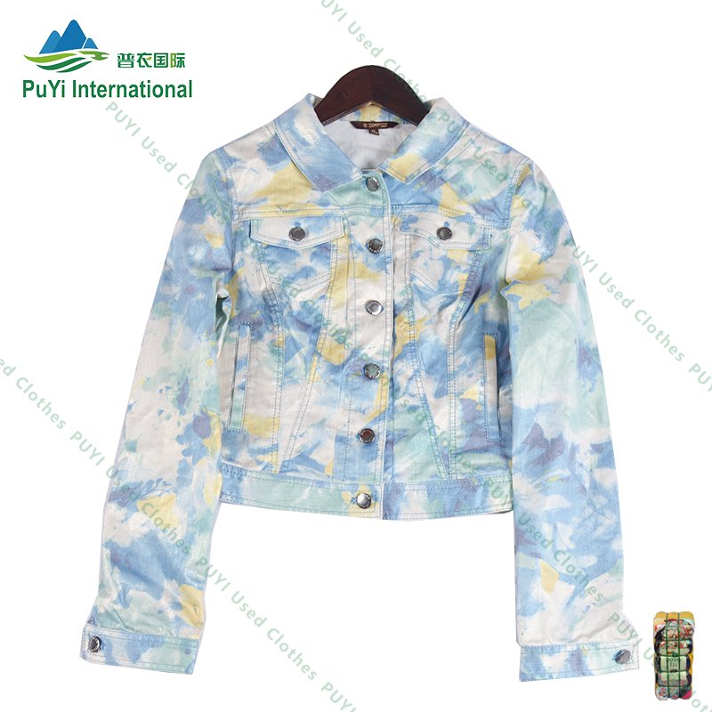 Spring autumn ladies coats fashion used clothes winter jackets branded jackets bale clothes second hand