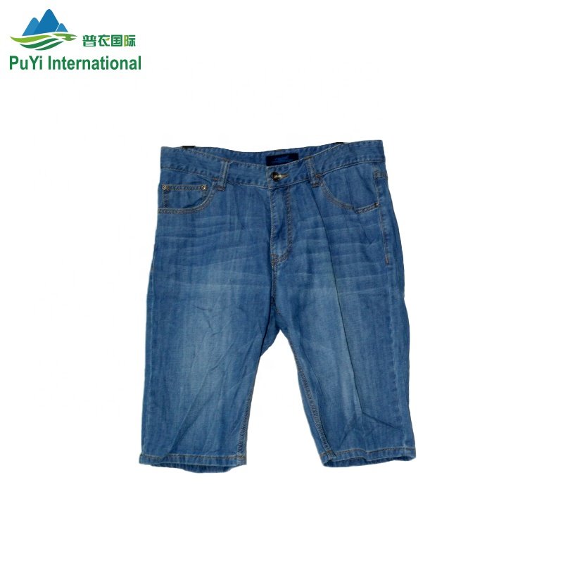New Fashion Second Hand Clothes Stock Short Pants baler machine for used clothing korea