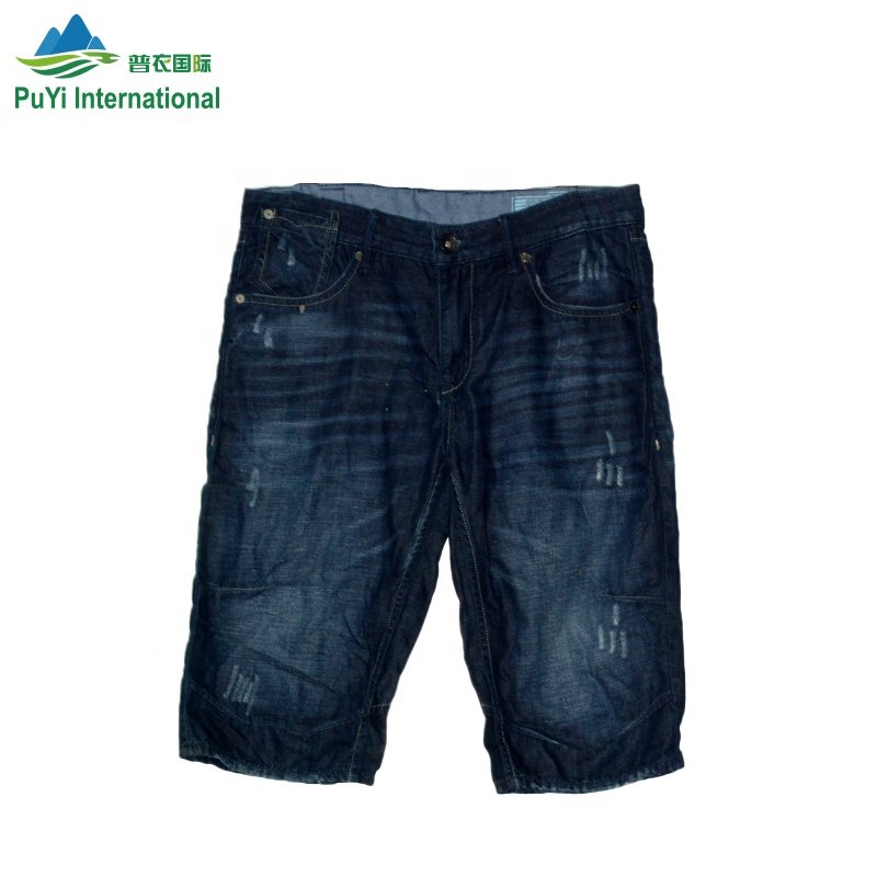 New Fashion Second Hand Clothes Stock Short Pants baler machine for used clothing korea