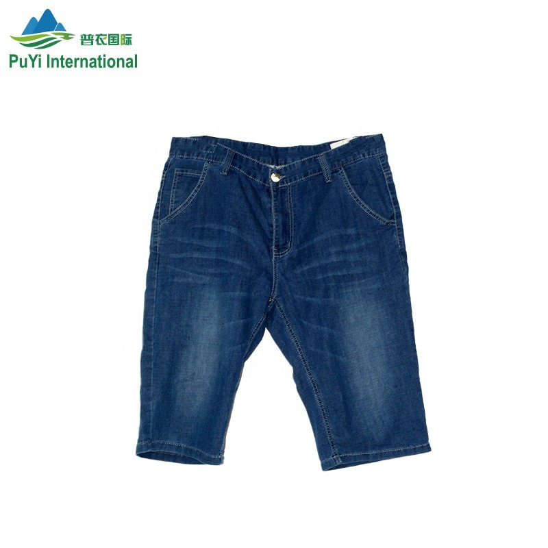 New Fashion Second Hand Clothes Stock Short Pants baler machine for used clothing korea