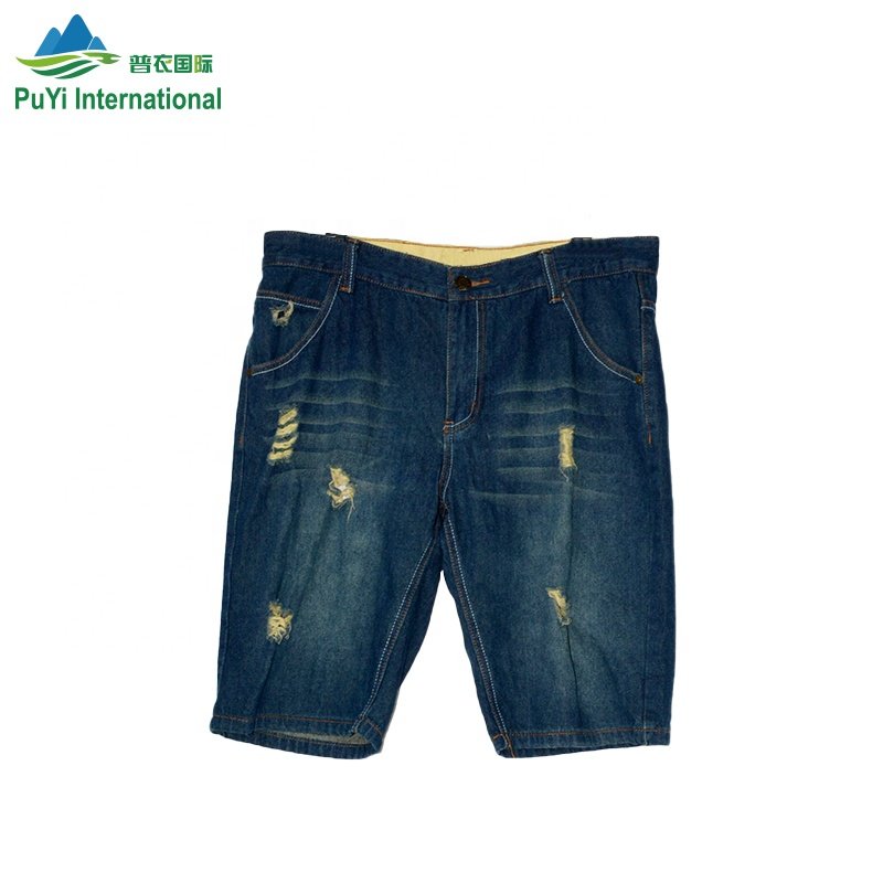New Fashion Second Hand Clothes Stock Short Pants baler machine for used clothing korea