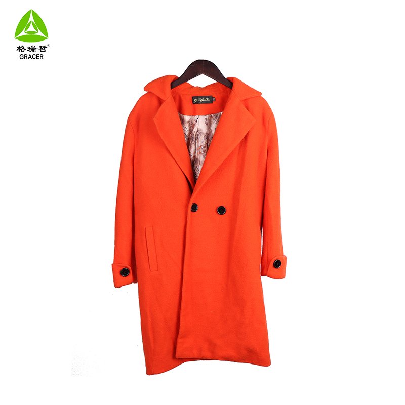 Autumn Winter Used Clothing Bale Women Worsted Wool Coat Wholesale Bales Used Clothes Bulk Coats