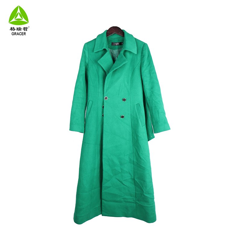 Autumn Winter Used Clothing Bale Women Worsted Wool Coat Wholesale Bales Used Clothes Bulk Coats