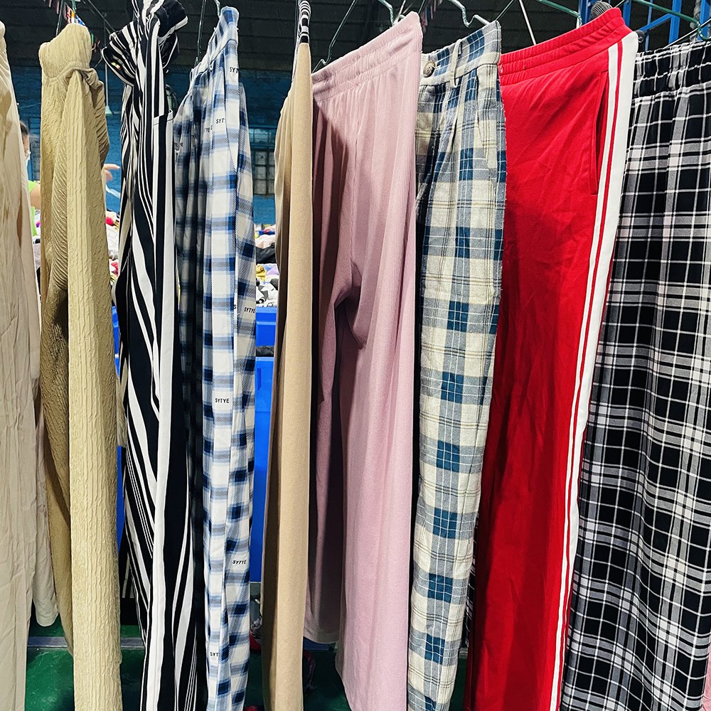 High quality second-hand women's cotton pants sports and leisure pants mixed packaging wholesale 45kg/100kg