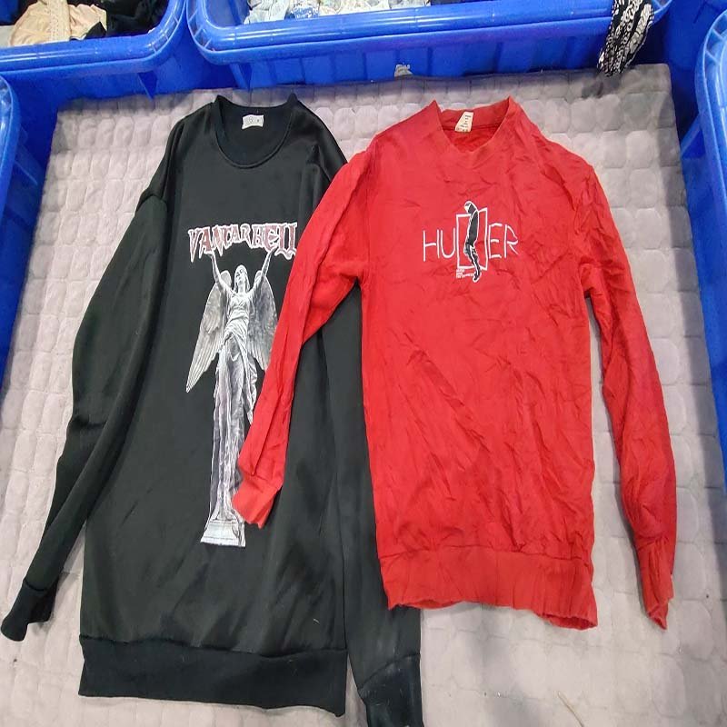 round neck sweater Wholesale High-Quality Cotton Round Neck Loose Basic Top Long Sleeve Simple Hoodies