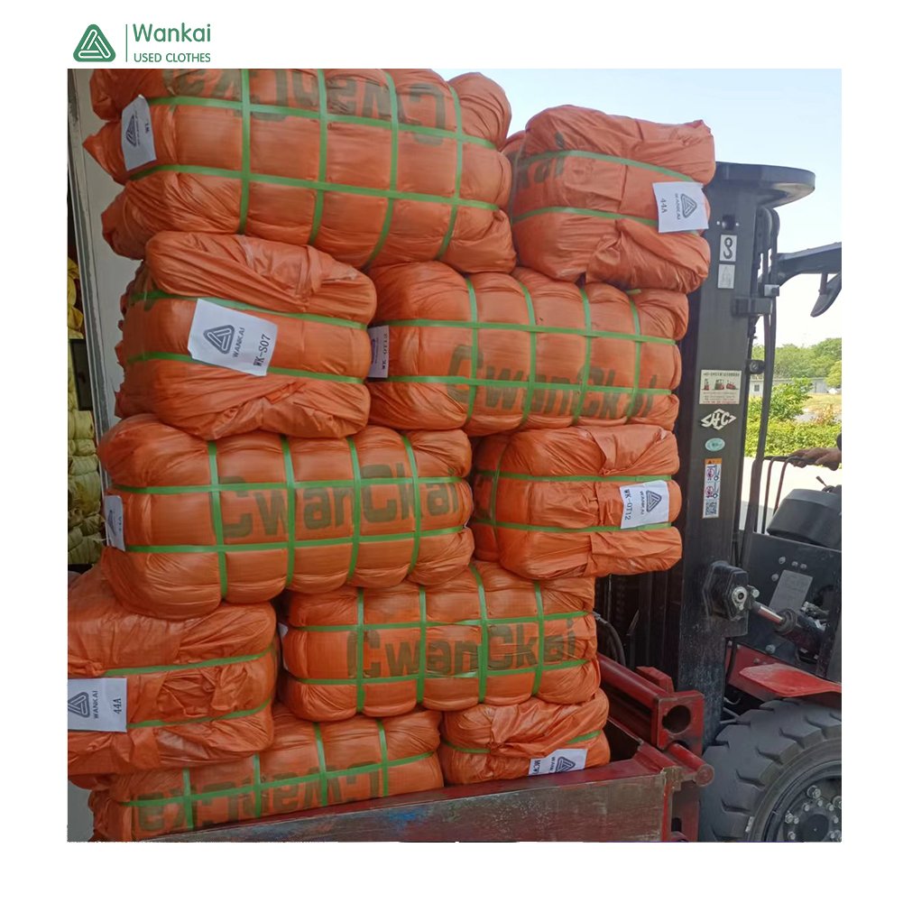 CwanCkai Good Quality New Arrival Used Clothes For Women, Good Quality Top Clean Cargo Pants Women Bale