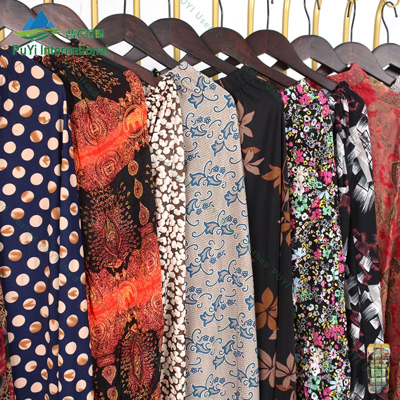 wholesale summer women elderly pants clothes mother second hand branded used