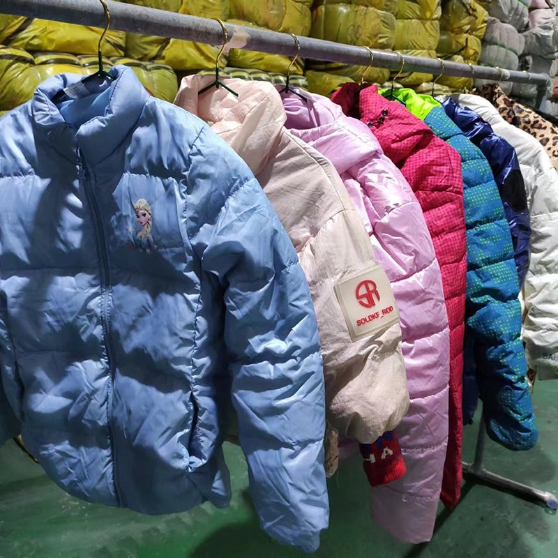 Wholesale A Grade Used Clothes Coat Winter Kids Children Clothing Boys And Girls Jackets For Kid
