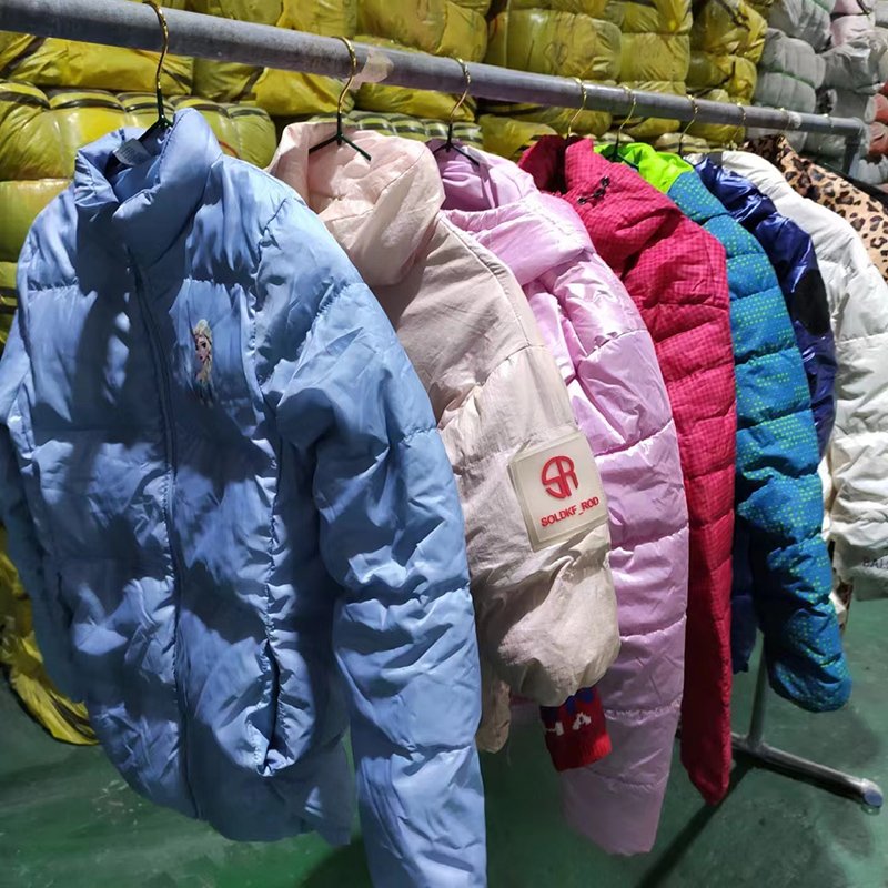 Wholesale A Grade Used Clothes Coat Winter Kids Children Clothing Boys And Girls Jackets For Kid