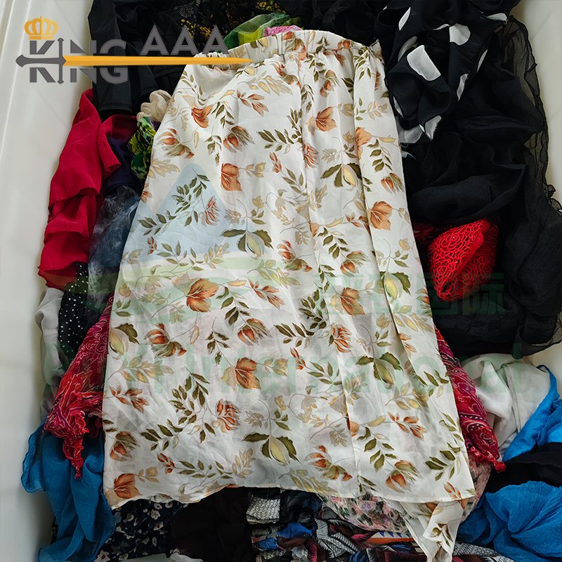 Wholesale Branded Used Skirt Used Clothing Bales Bale Clothes Skirts for Women Maxi Dress Ladies Floral Print Casual Dresses