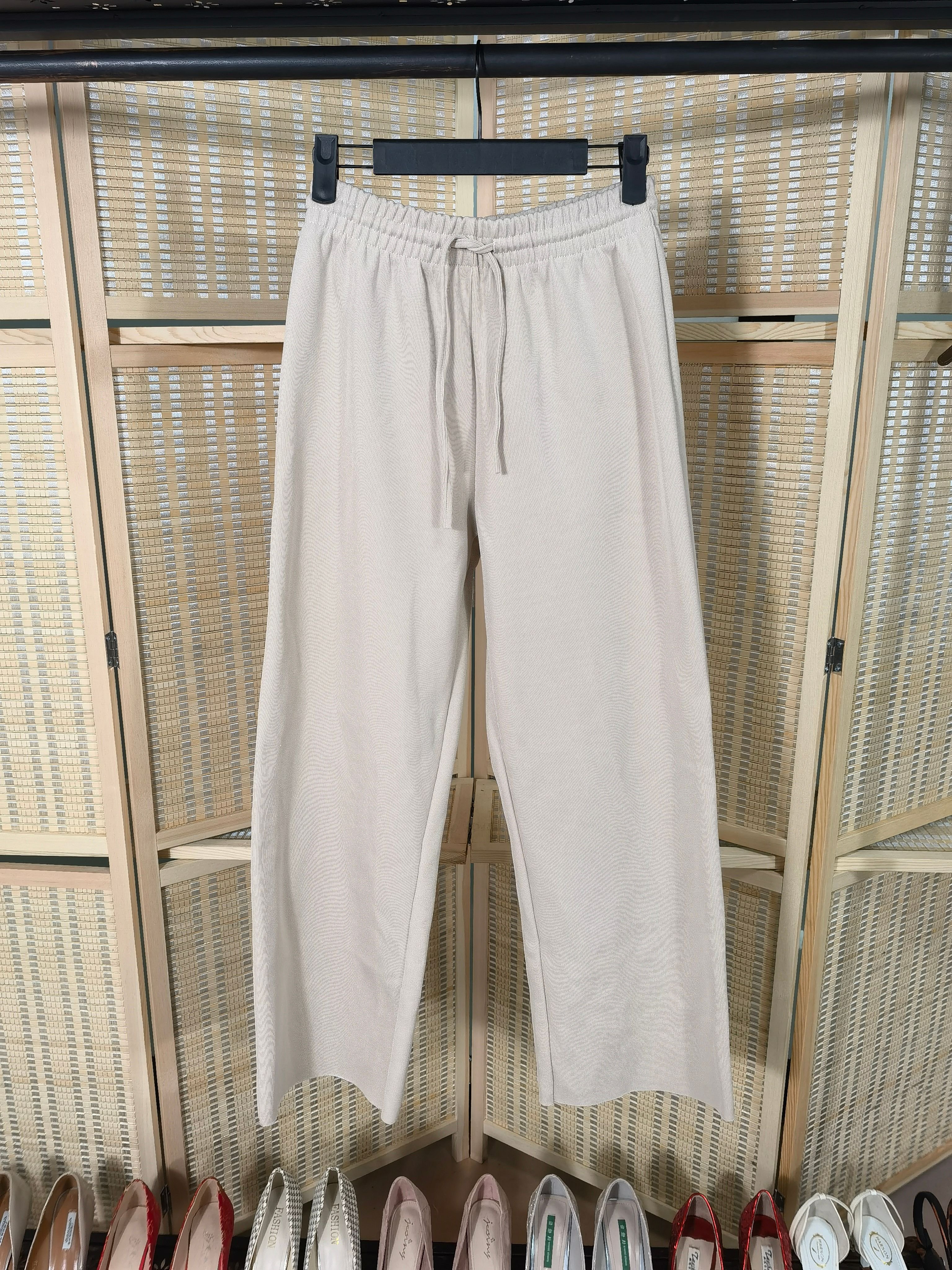 Wholesale High Quality Casual And Comfortable Straight Second Hand Striped Trousers Used Clothes