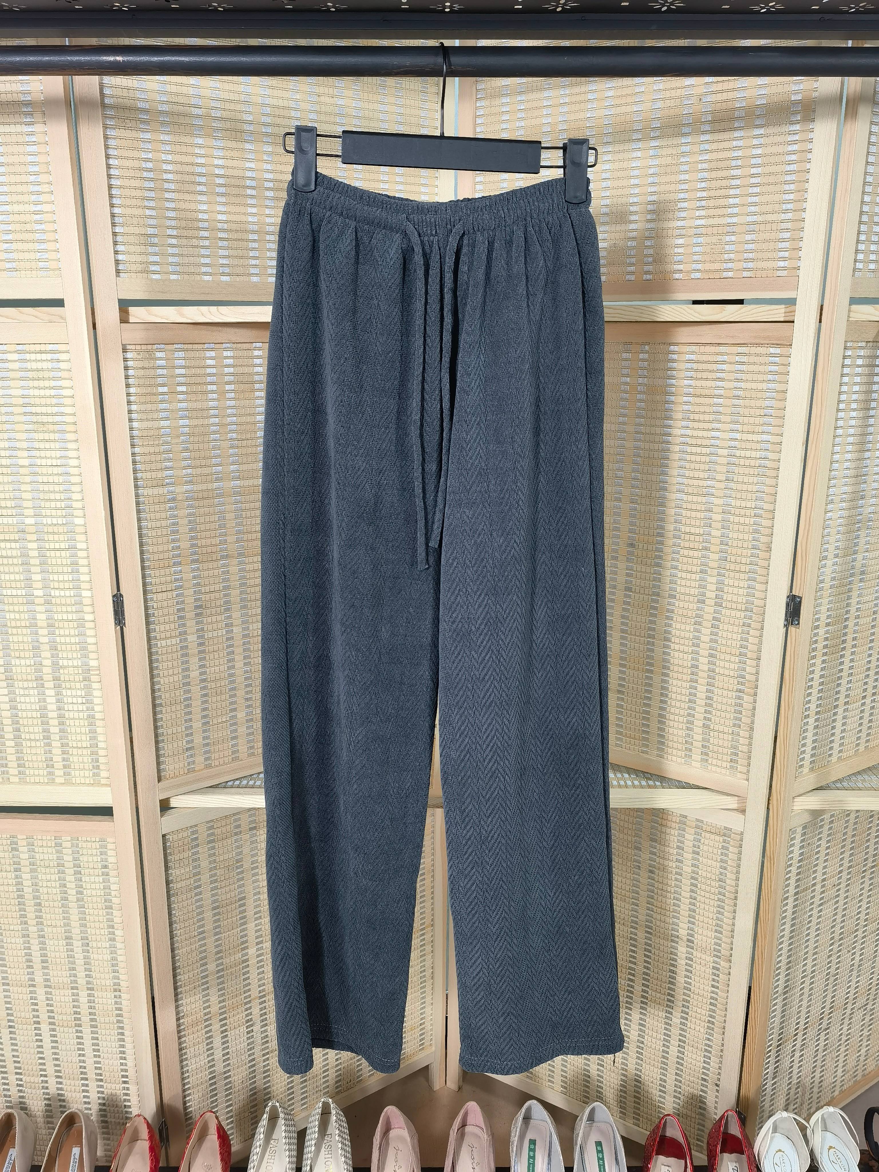 Wholesale High Quality Casual And Comfortable Straight Second Hand Striped Trousers Used Clothes